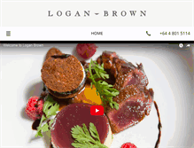 Tablet Screenshot of loganbrown.co.nz